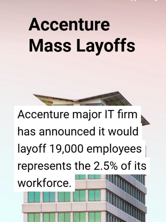Accenture Layoffs 19,000 Employees
