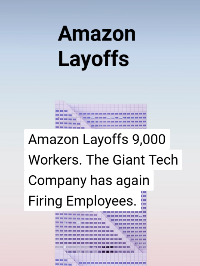 Amazon Layoffs 9,000 Workers